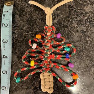 Paracord Holiday Tree with "Ornaments"